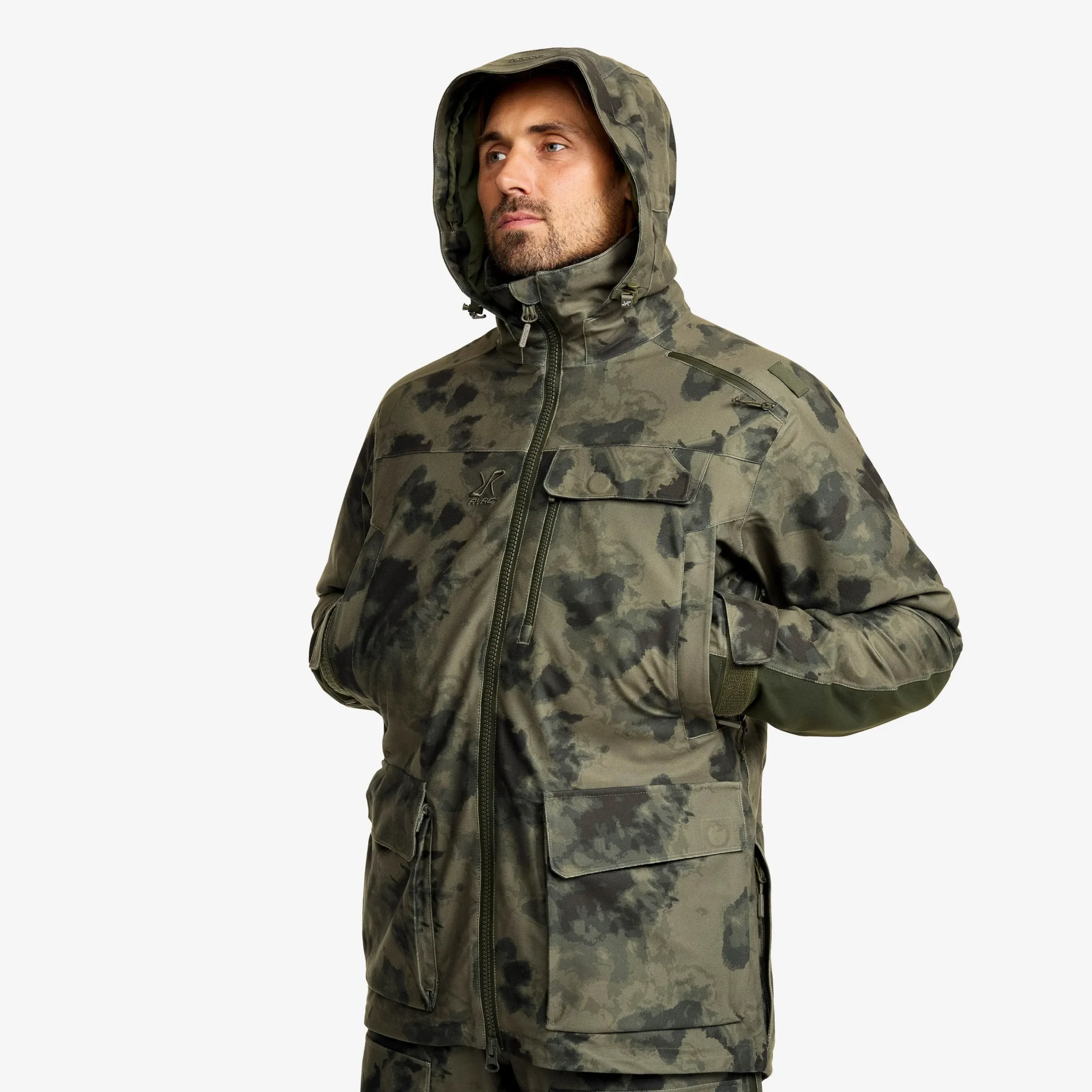 Trace Silent Pro 2L Jacket Herren Camo Deep Depths