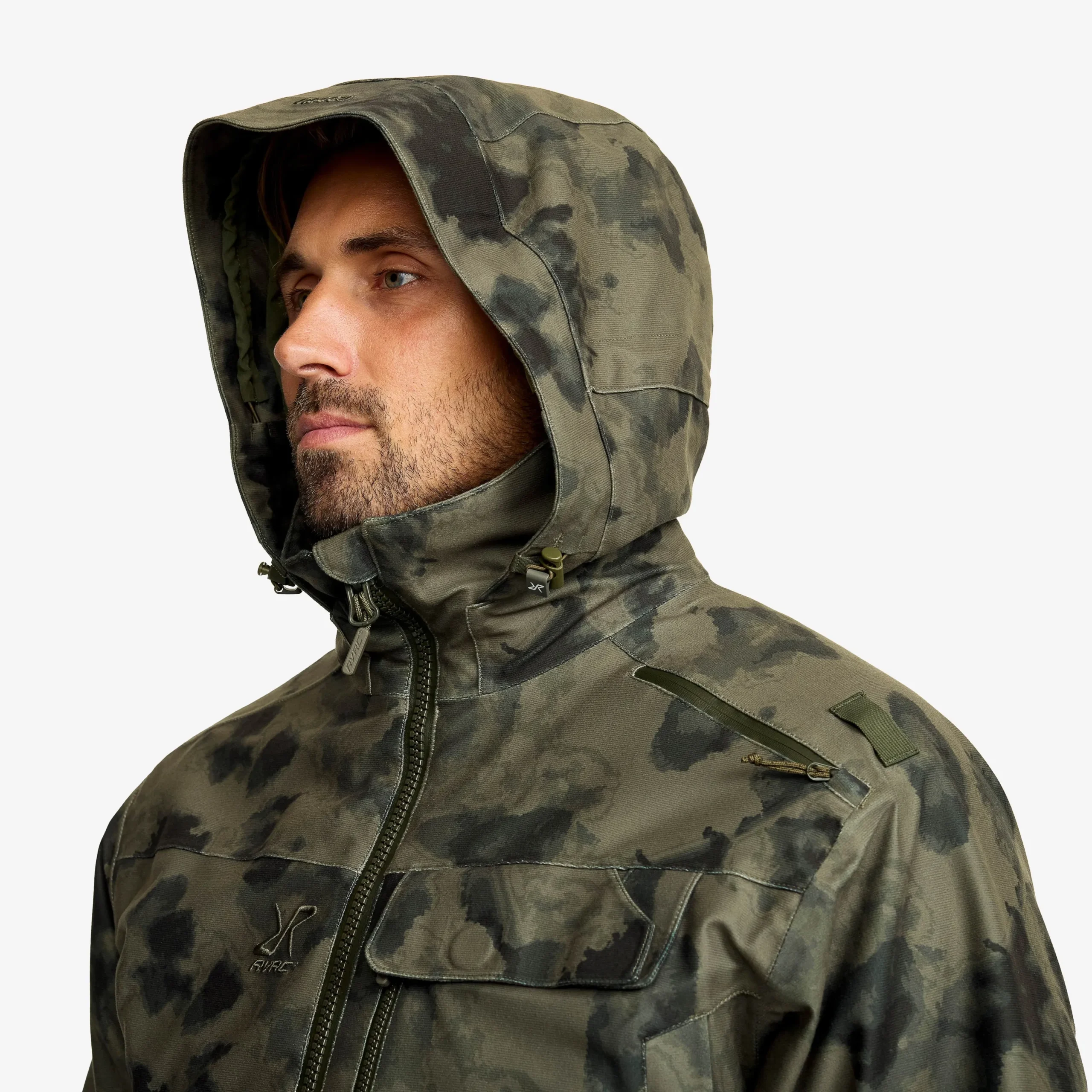 Trace Silent Pro 2L Jacket Herren Camo Deep Depths