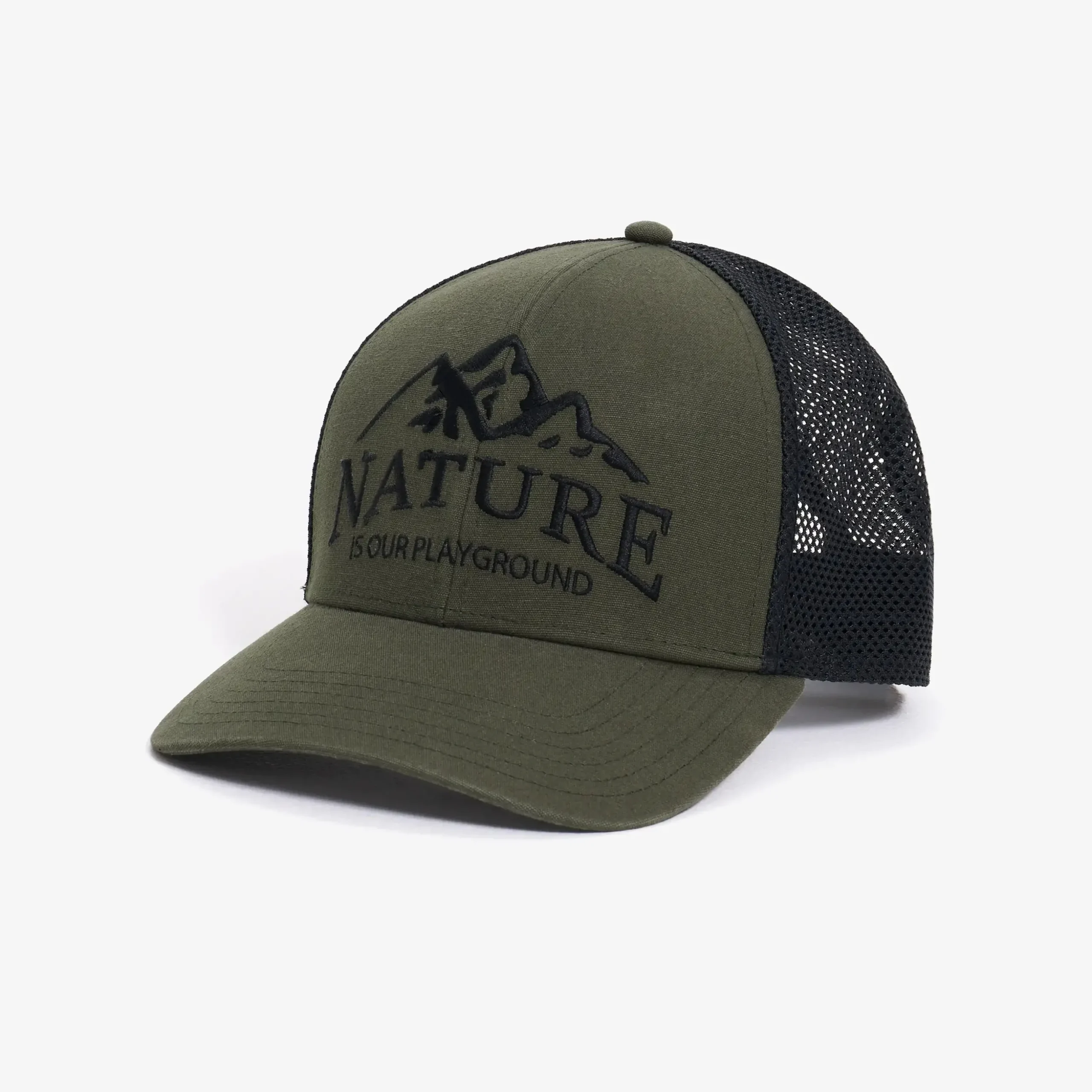 Trucker Snapback Cap Grape Leaf