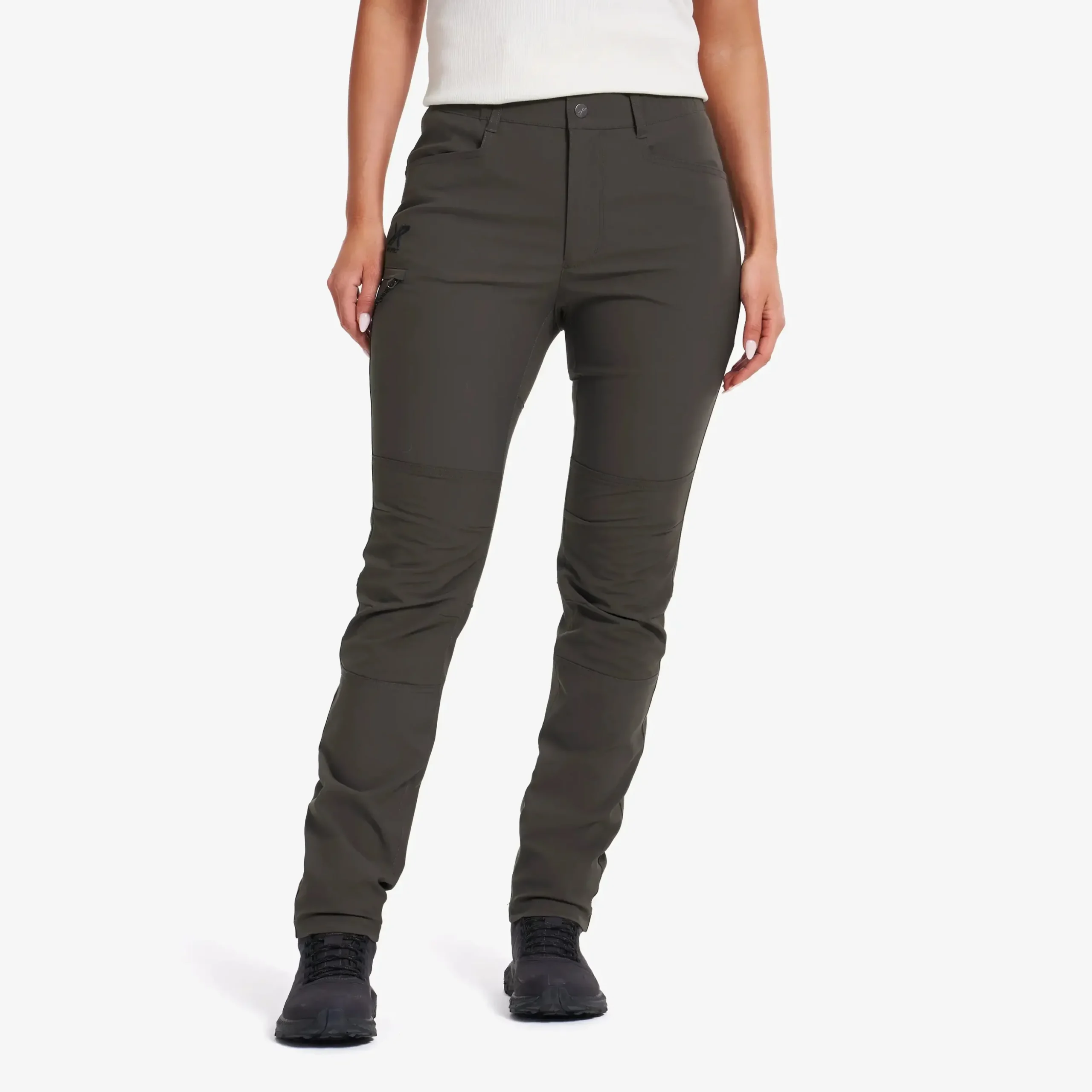 Twig High-waist Pants Damen Moss Gray