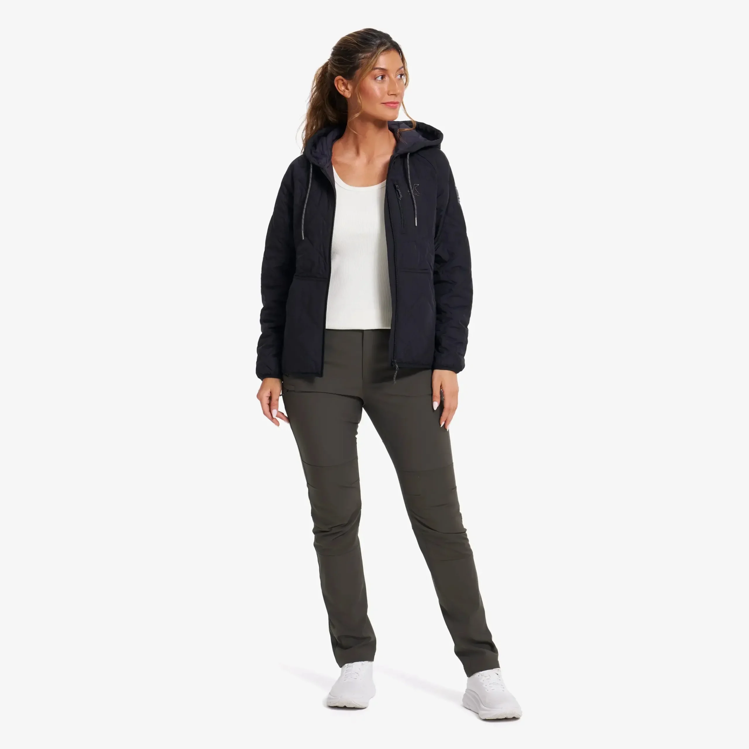 Twig High-waist Pants Damen Moss Gray