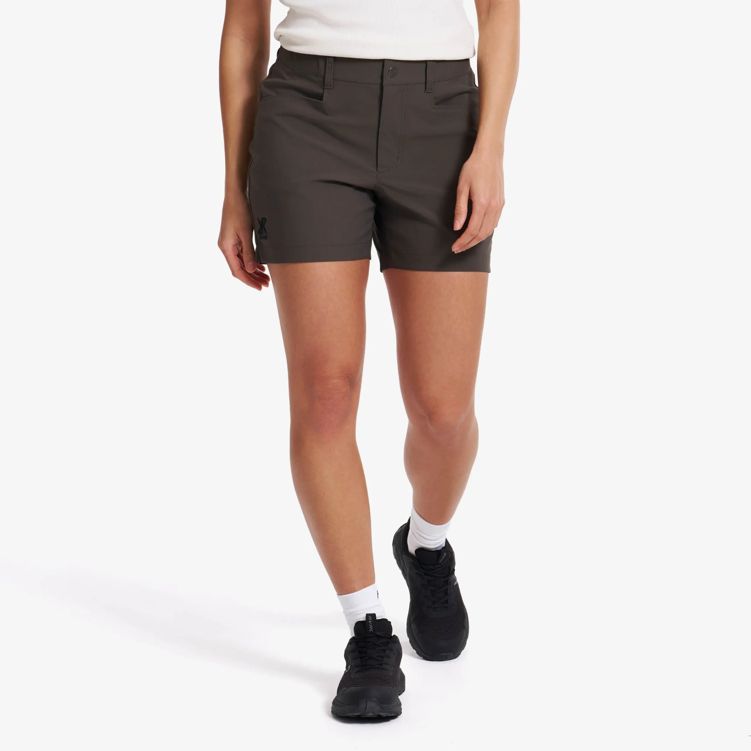 Twig High-waist Shorts Damen Moss Gray