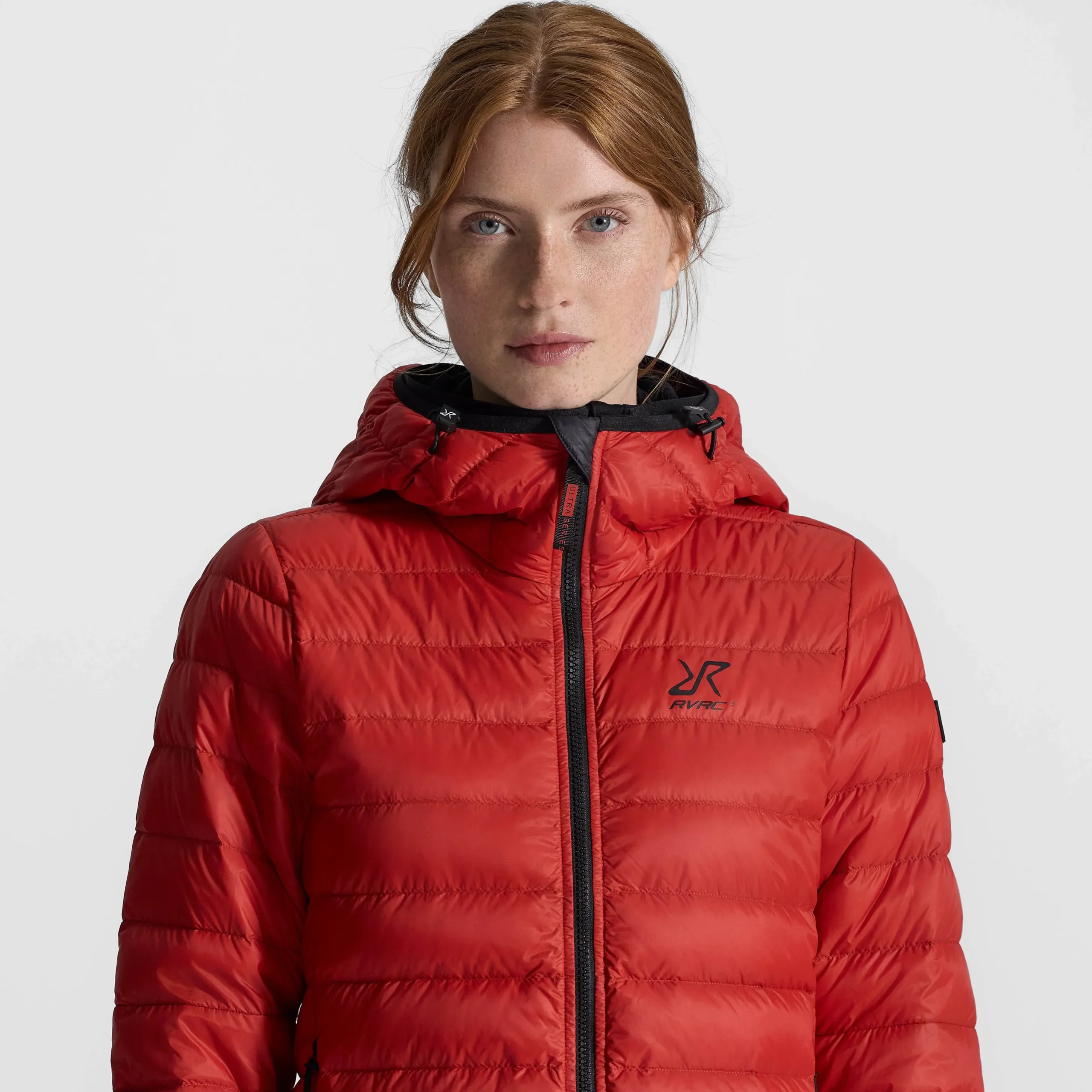 Ultra Down Liner Jacket Damen Aura Red