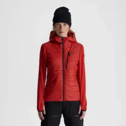 Ultra Hybrid Jacket Damen Aura Red