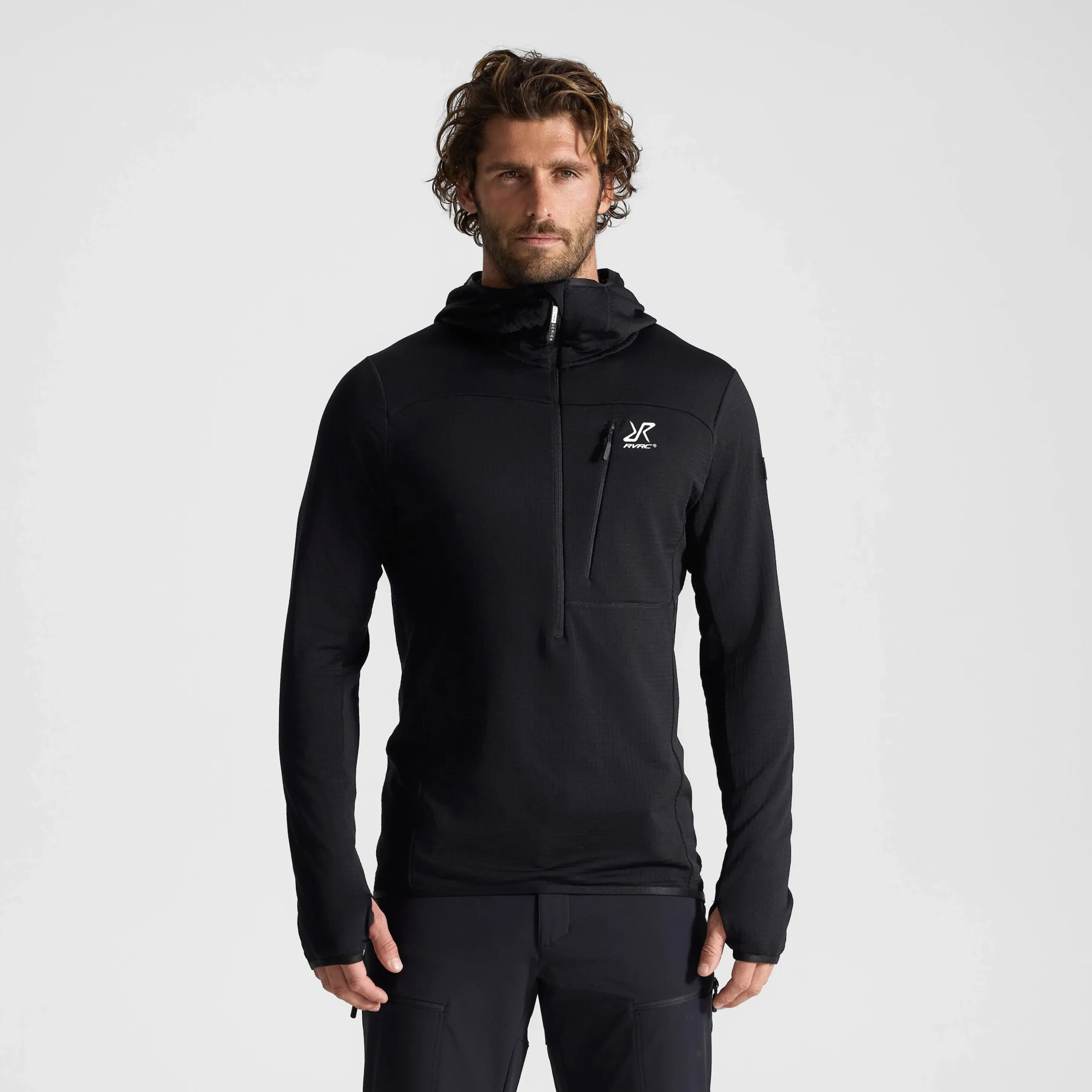 Ultra Light Mid Hood Herren Black