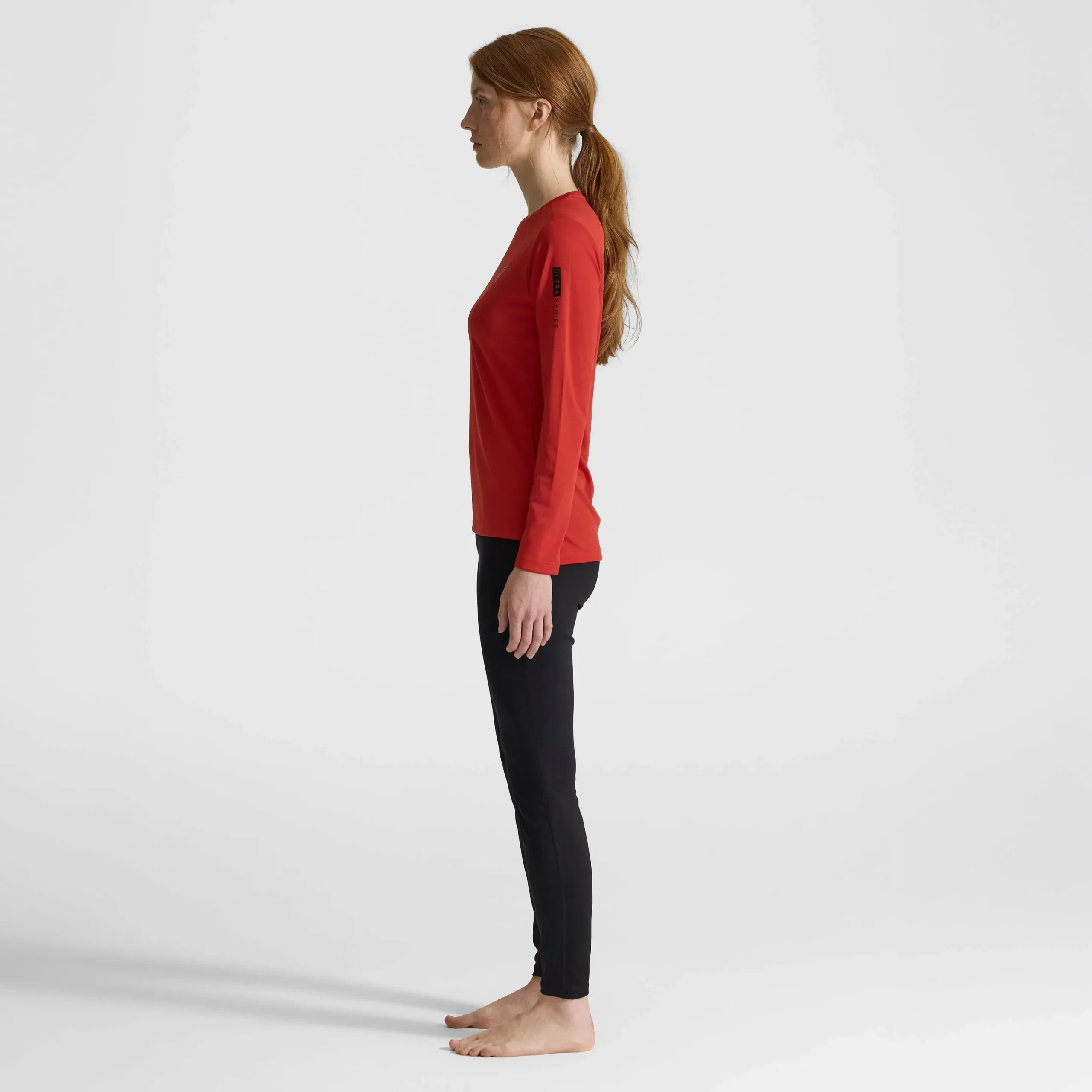 Ultra Technical Base Layer Top Damen Aura Red