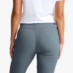 Variety High-waist Cropped Pants Damen Turbulence Blue