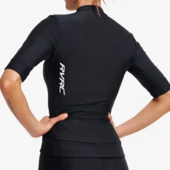 Velo Full-zip Cycling Jersey Damen Black