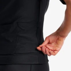 Velo Full-zip Cycling Jersey Damen Black