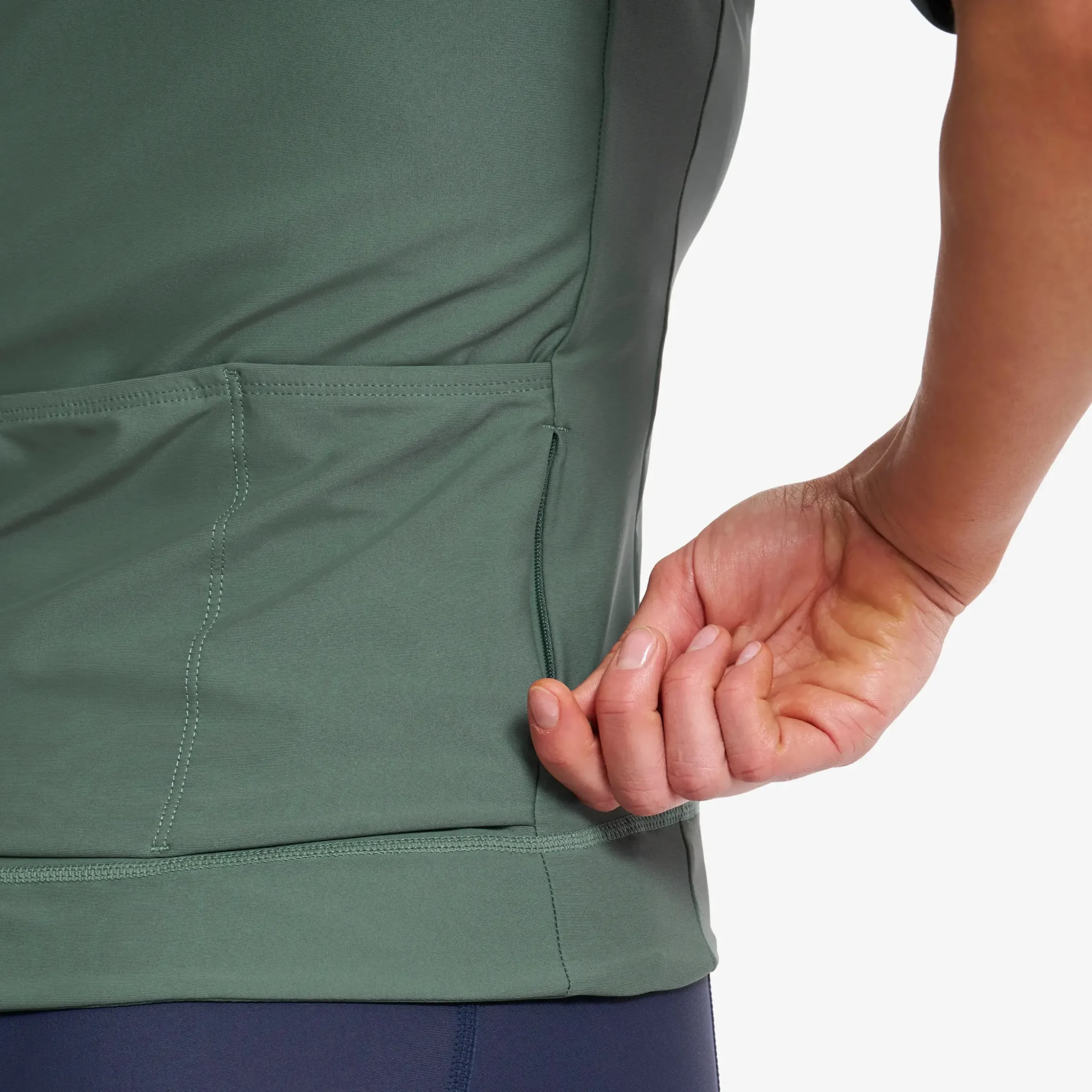 Velo Full-zip Cycling Jersey Damen Balsam Green