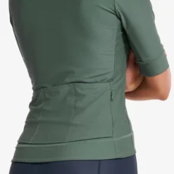 Velo Full-zip Cycling Jersey Damen Balsam Green