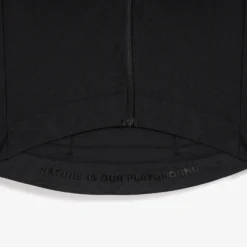 Velo Full-zip Cycling Jersey Herren Black