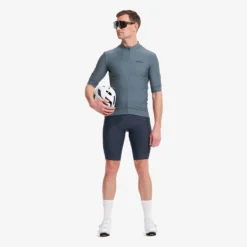 Velo Full-zip Cycling Jersey Herren Turbulence Blue