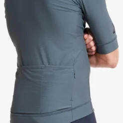 Velo Full-zip Cycling Jersey Herren Turbulence Blue