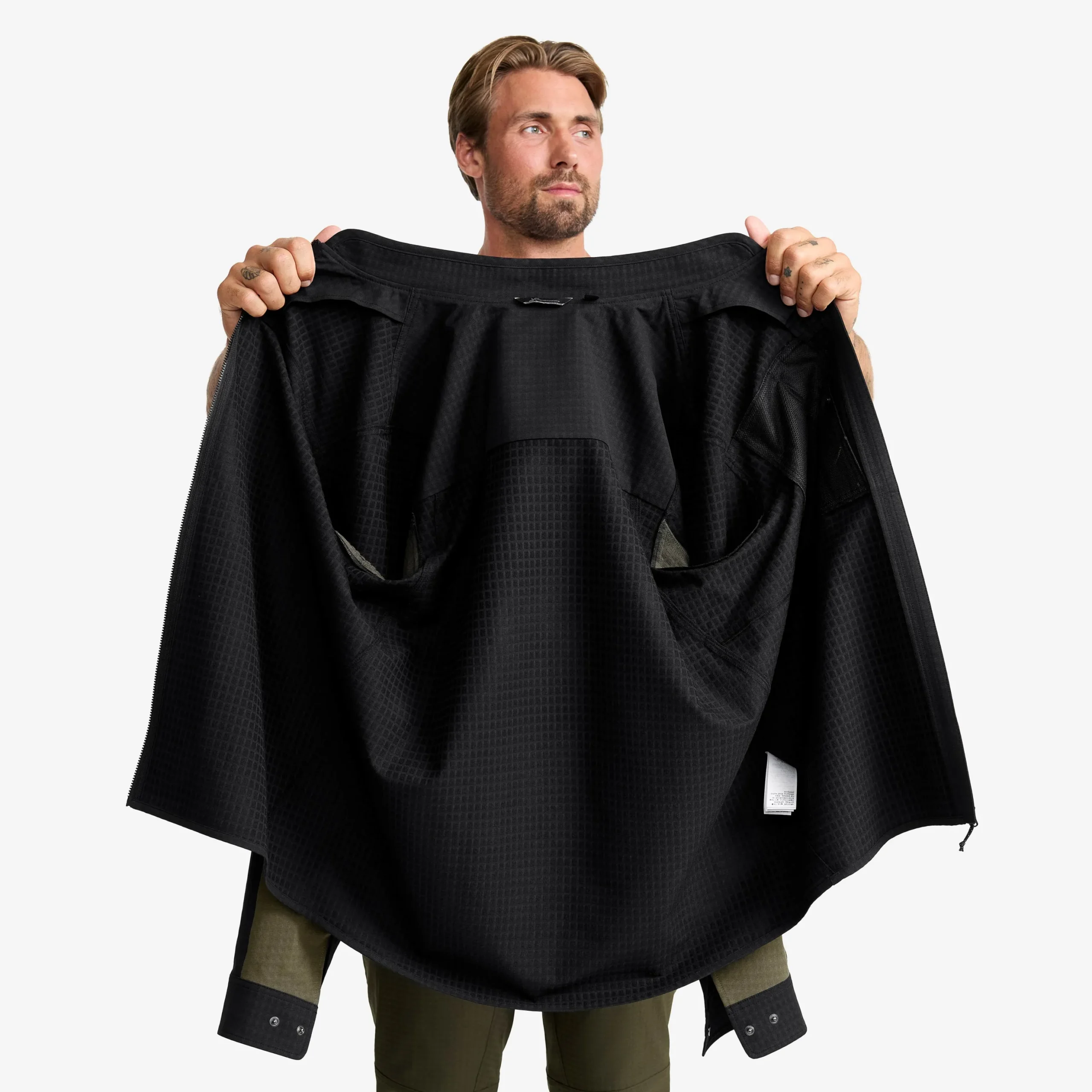 Venture Wind Overshirt Herren Black/Forest Night