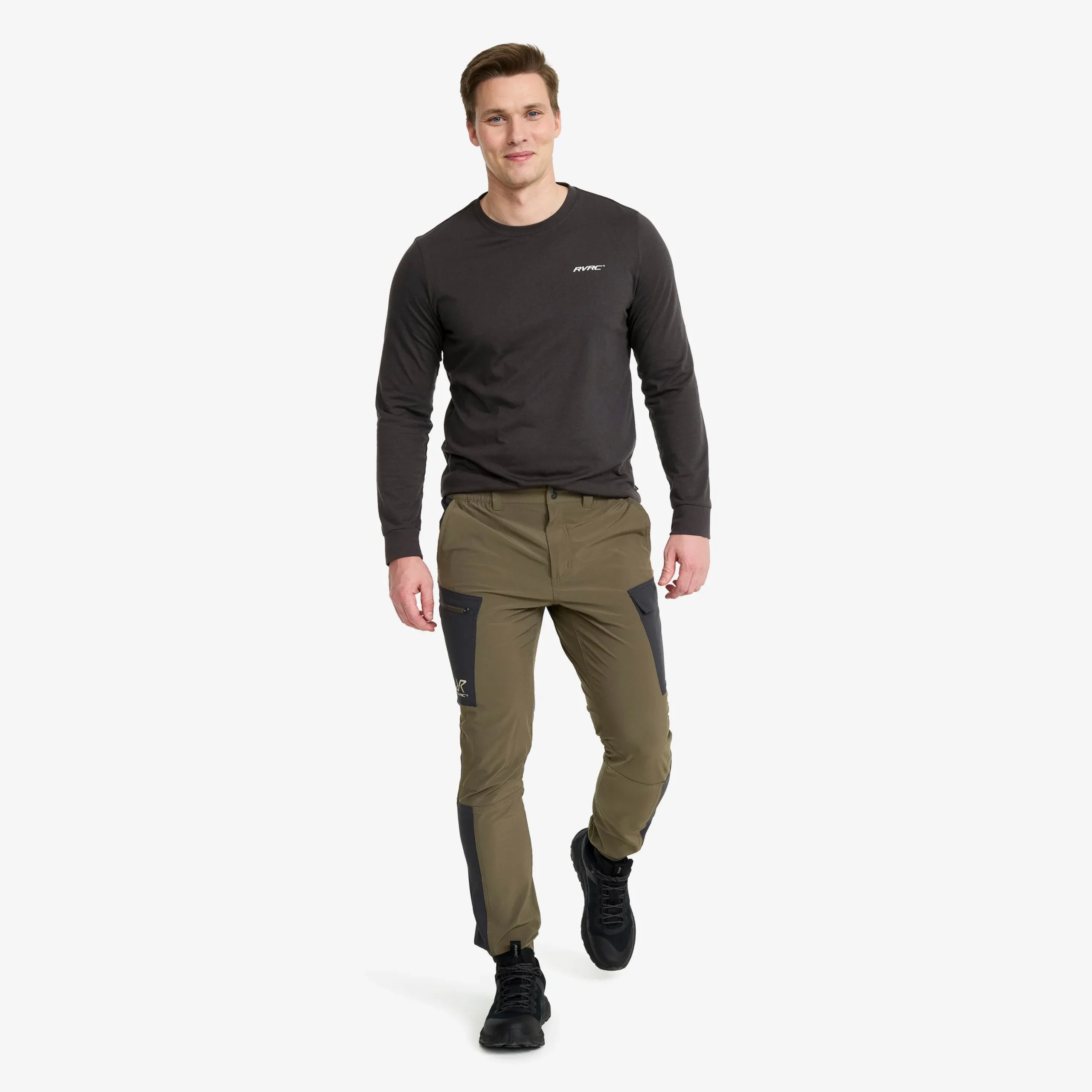 Verge Stretch Cargo Pants Herren Light Moss Gray/Anthracite
