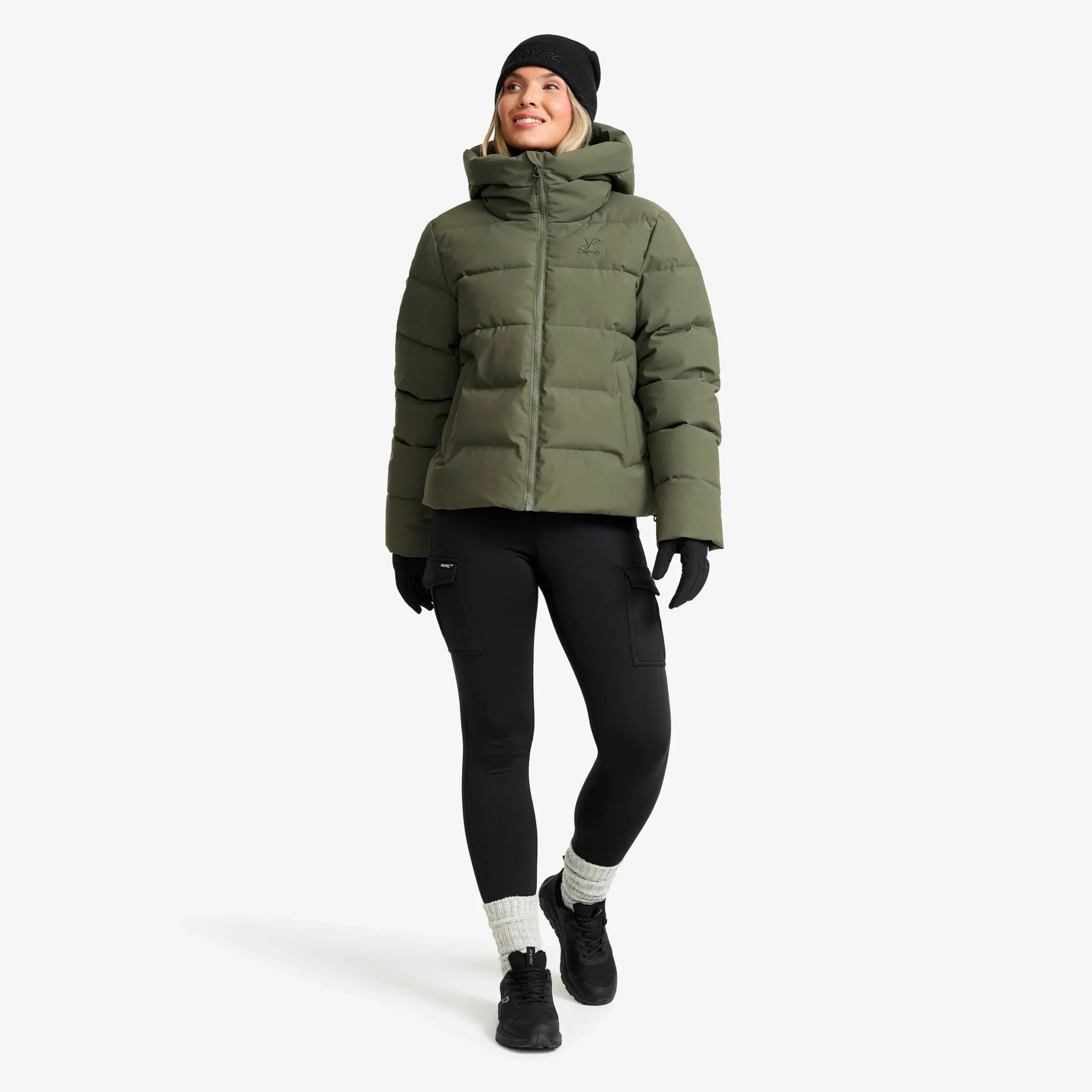 Voight Puffer Jacket Damen Kambaba Green