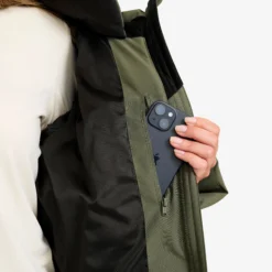 Voight Puffer Jacket Damen Kambaba Green
