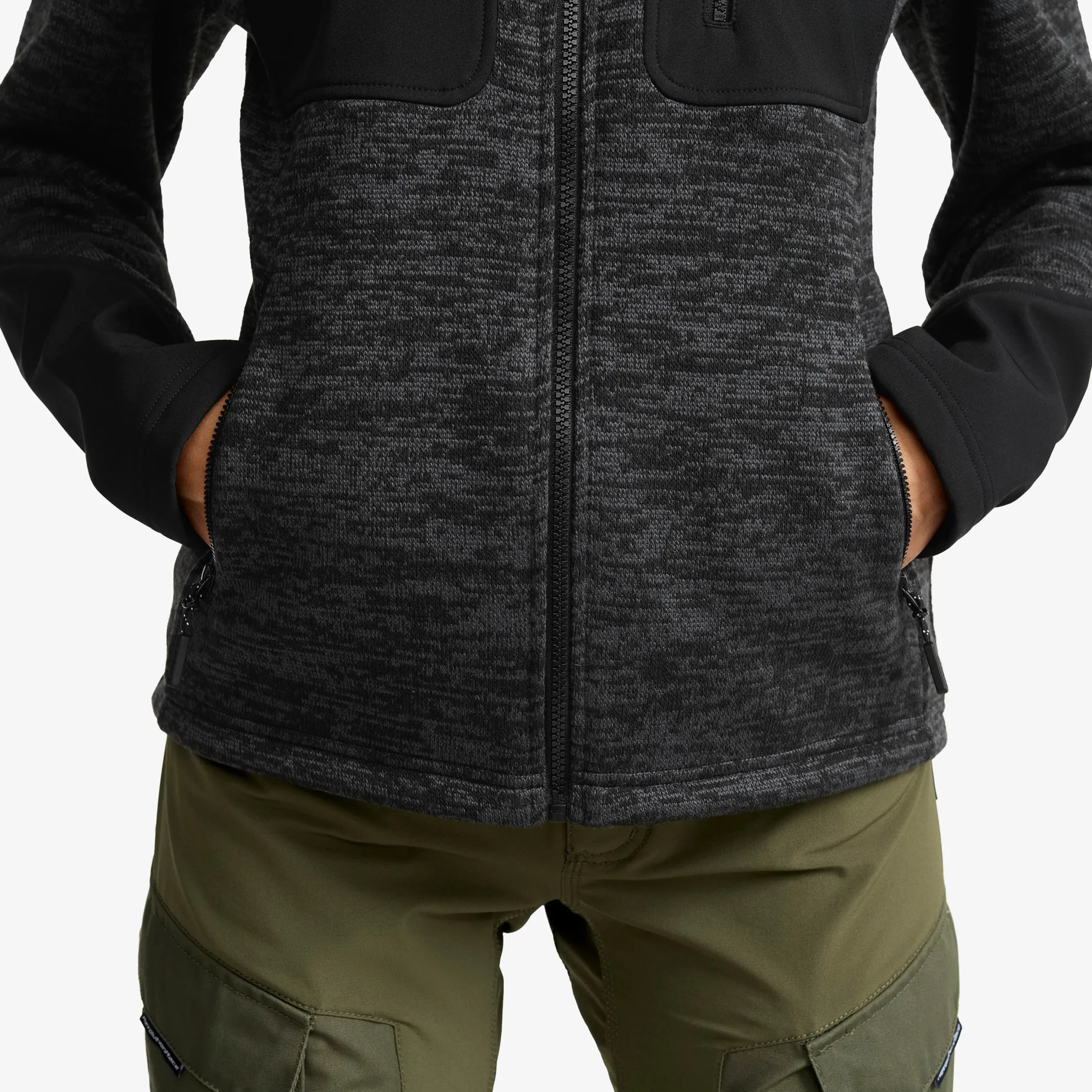 Wander Pro Wool Hoodie Damen Anthracite