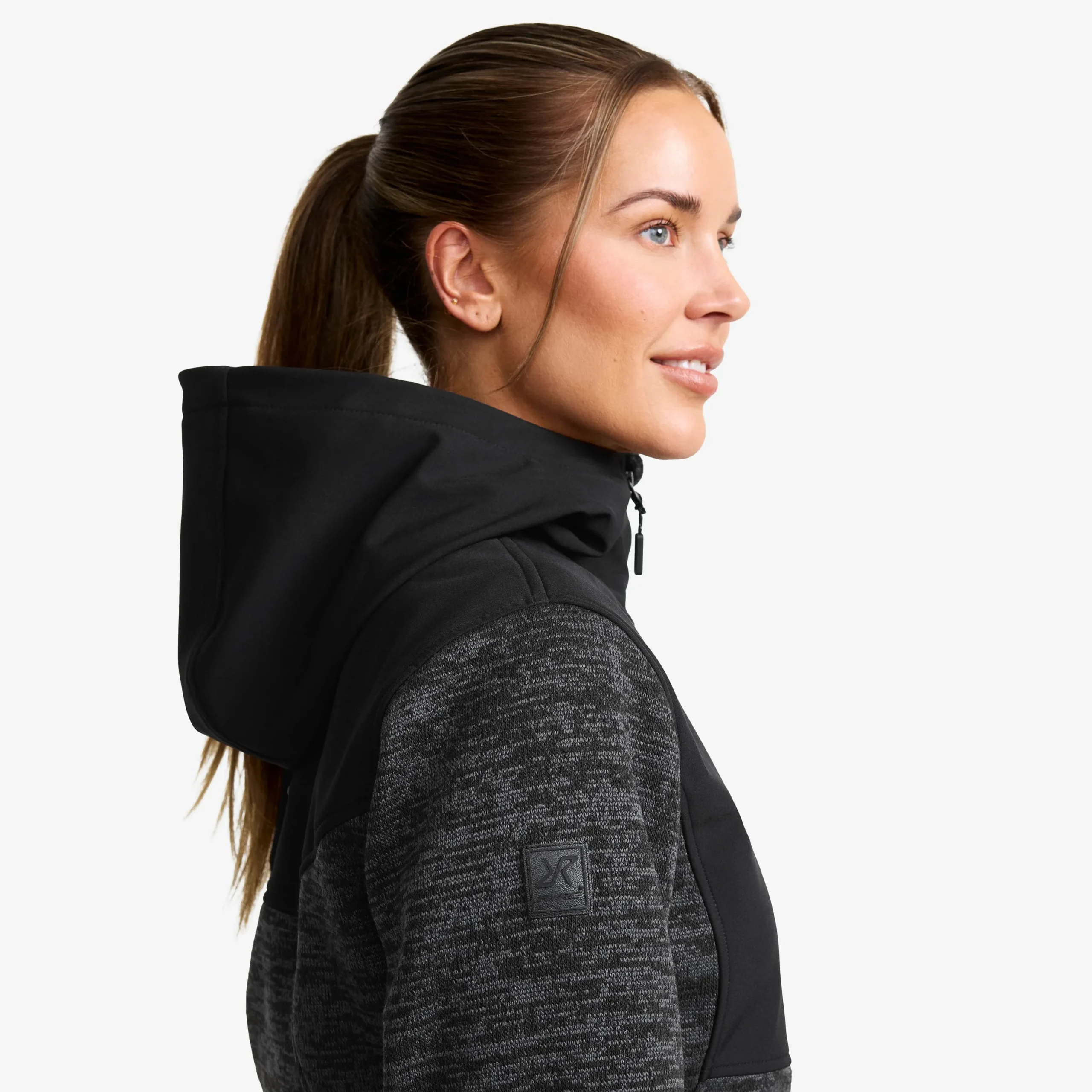 Wander Pro Wool Hoodie Damen Anthracite