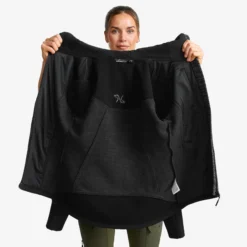 Wander Pro Wool Hoodie Damen Anthracite