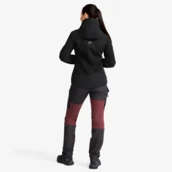 Wander Pro Wool Hoodie Damen Charcoal Black