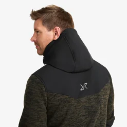 Wander Pro Wool Hoodie Herren Dark Olive