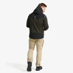 Wander Pro Wool Hoodie Herren Dark Olive