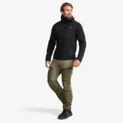 Wander Pro Wool Hoodie Herren Charcoal Black