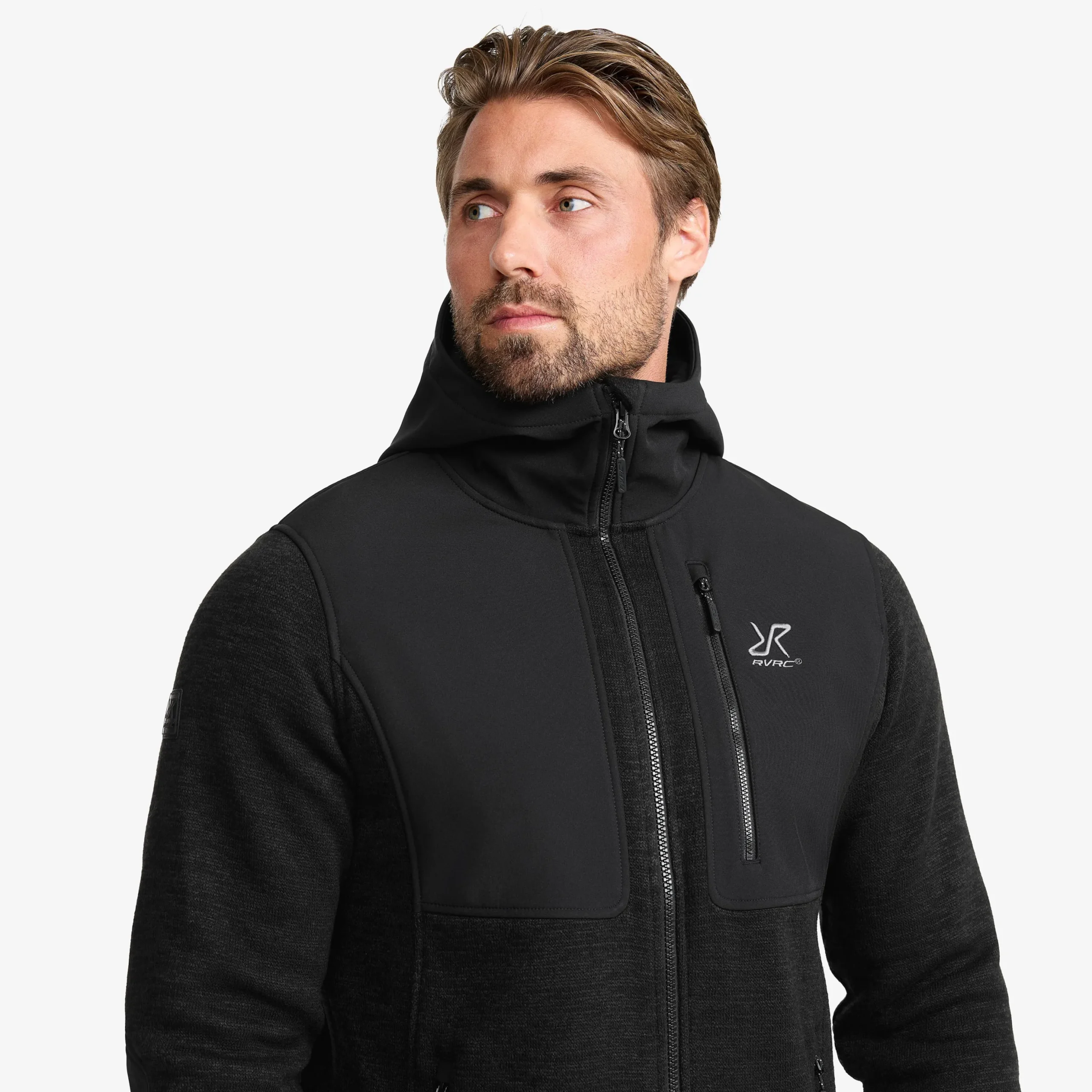 Wander Pro Wool Hoodie Herren Charcoal Black