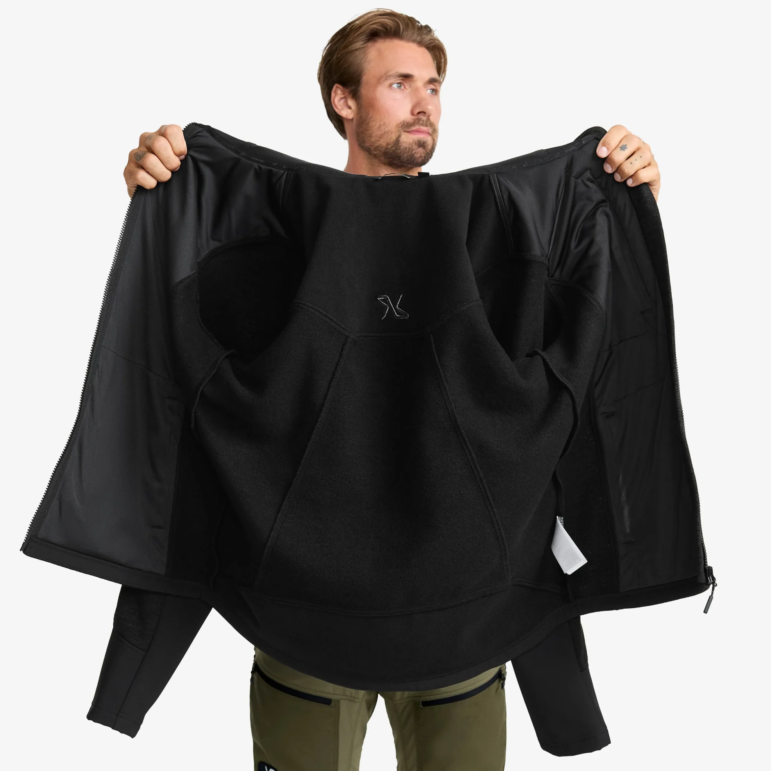 Wander Pro Wool Hoodie Herren Charcoal Black