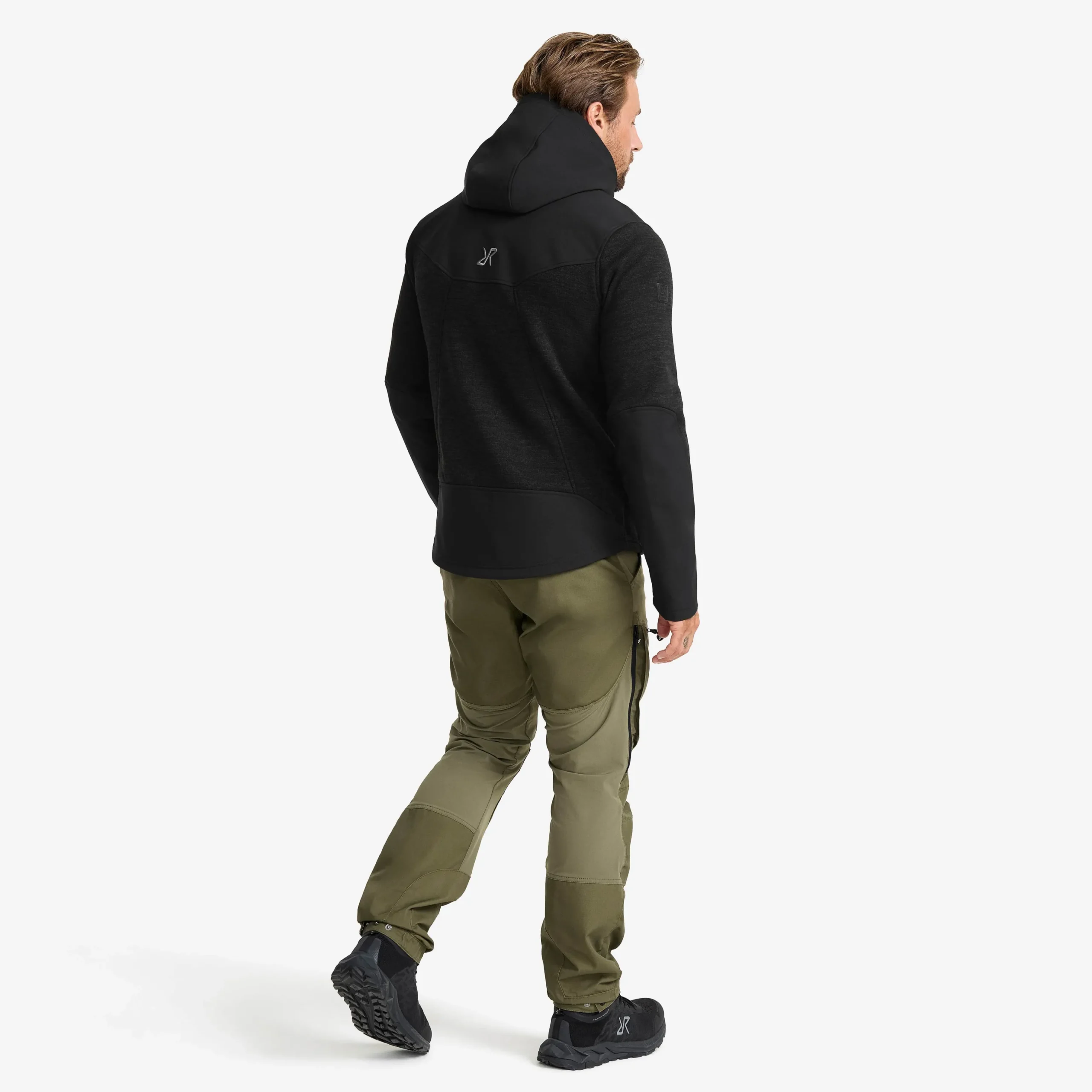 Wander Pro Wool Hoodie Herren Charcoal Black