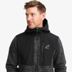 Wander Pro Wool Hoodie Herren Anthracite