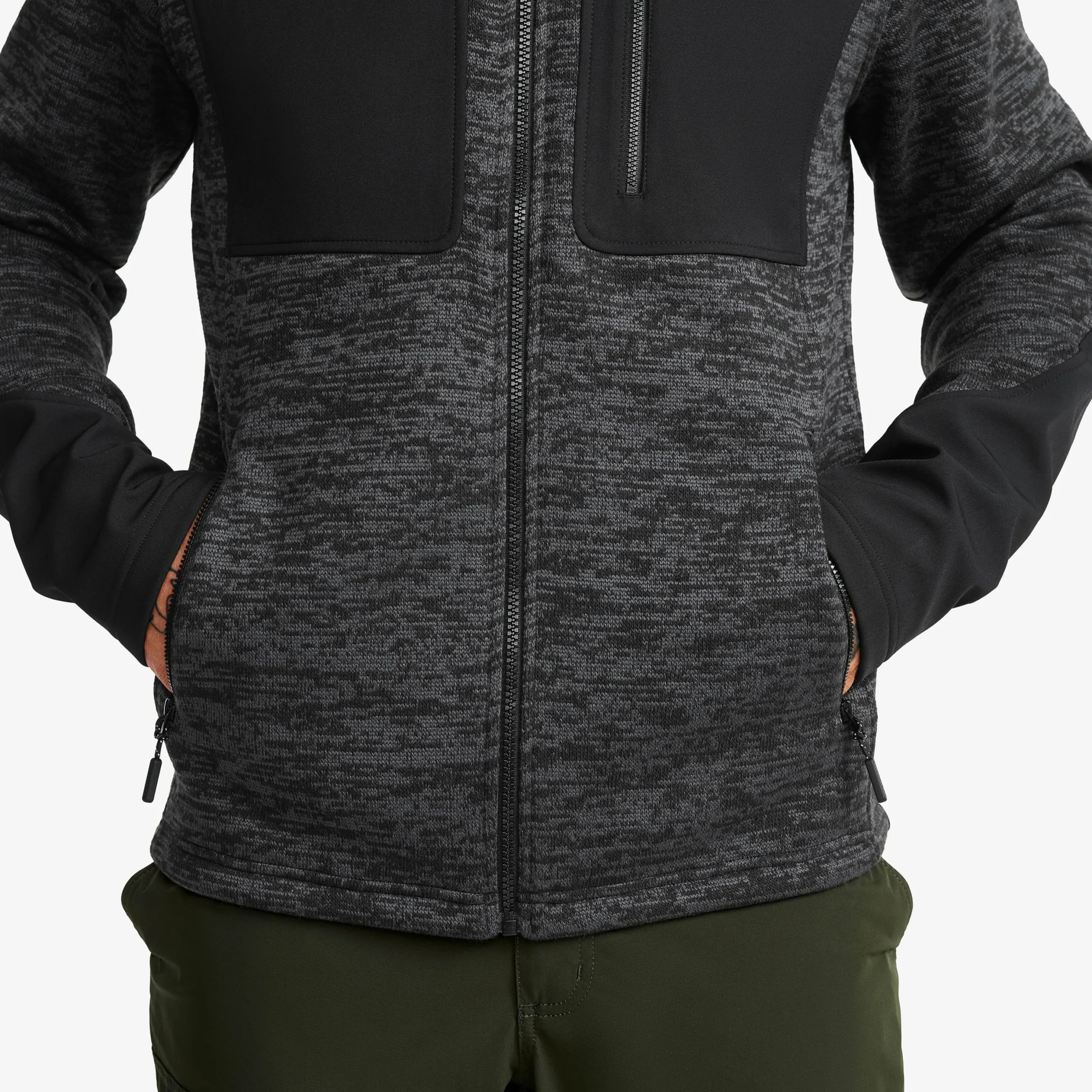 Wander Pro Wool Hoodie Herren Anthracite