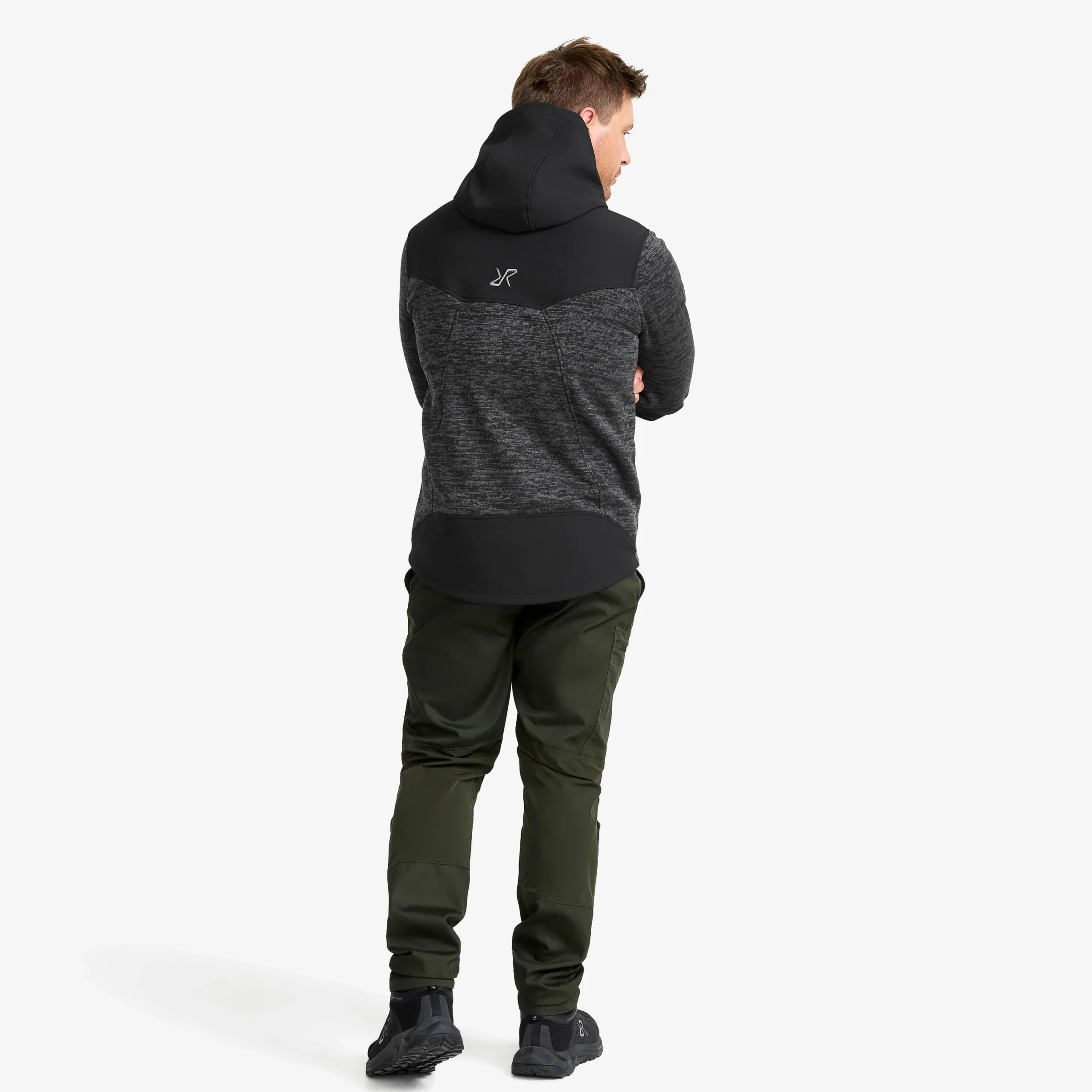 Wander Pro Wool Hoodie Herren Anthracite