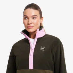 Woodland Half-zip Fleece Damen Forest Night/Kalamata