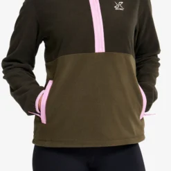 Woodland Half-zip Fleece Damen Forest Night/Kalamata