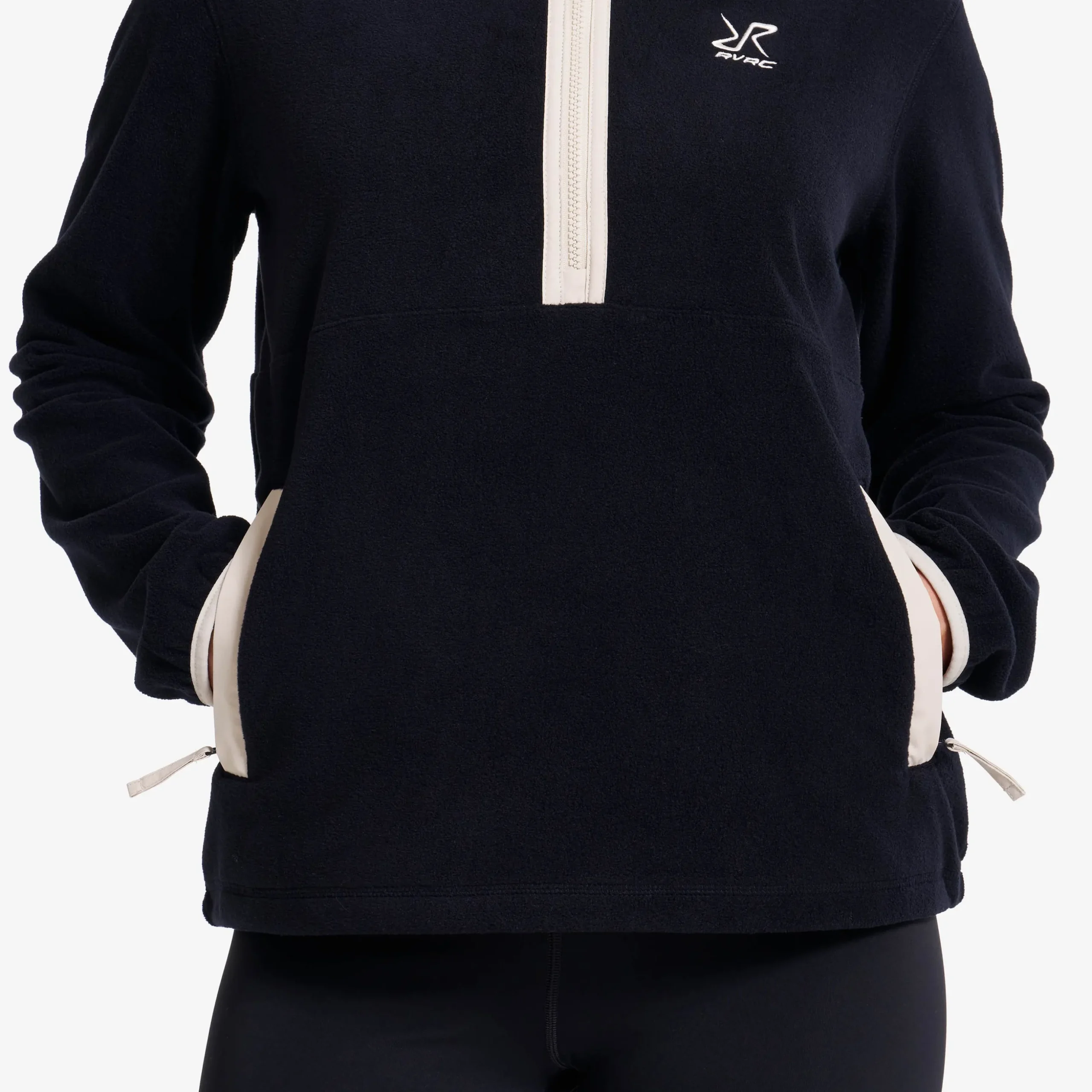 Woodland Half-zip Fleece Damen Black