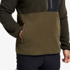 Woodland Half-zip Fleece Herren Forest Night/Kalamata