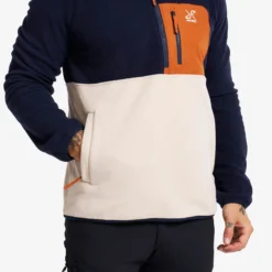 Woodland Half-zip Fleece Herren Deep Navy/Peyote