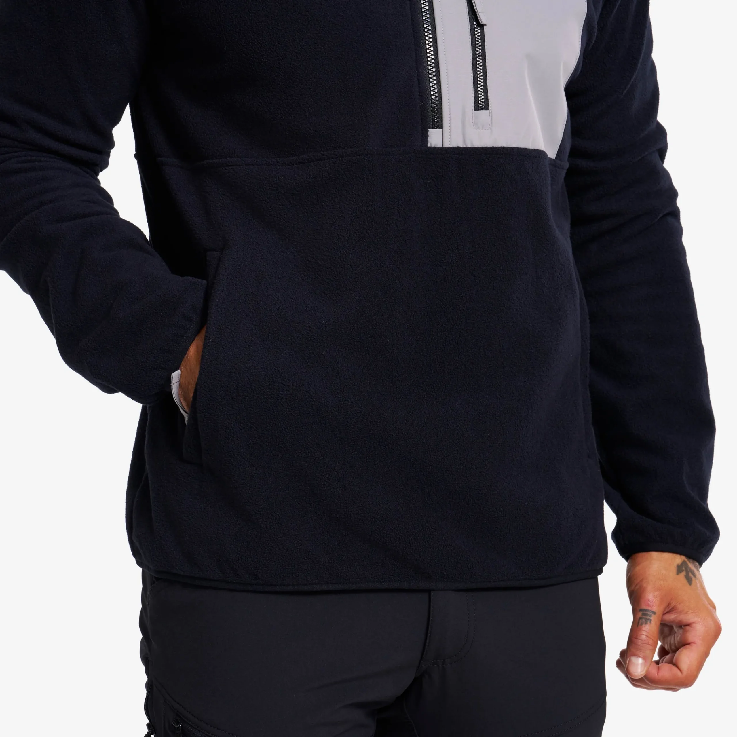 Woodland Half-zip Fleece Herren Black