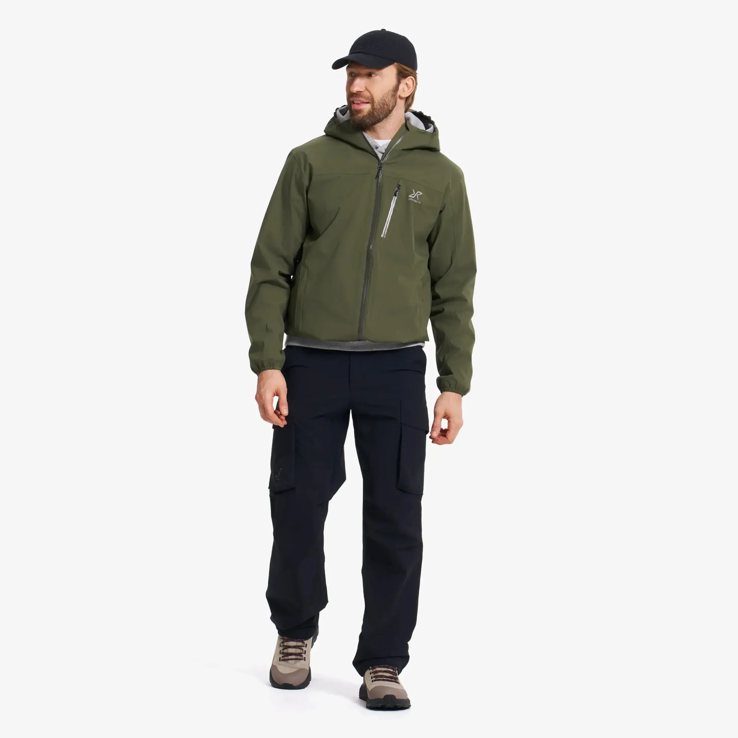 Zenith Wide Leg Cargo Pants Herren Black