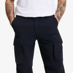 Zenith Wide Leg Cargo Pants Herren Black