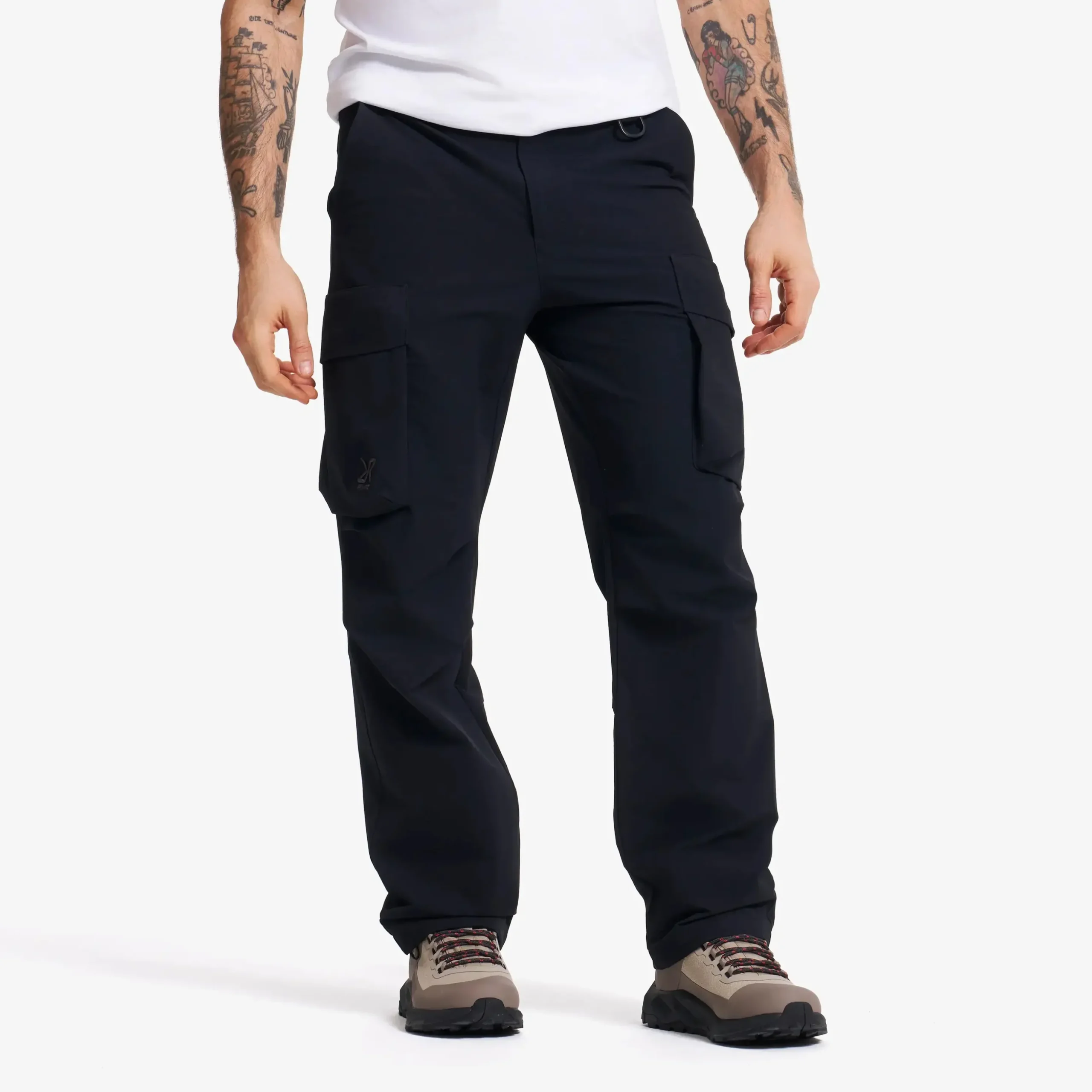 Zenith Wide Leg Cargo Pants Herren Black