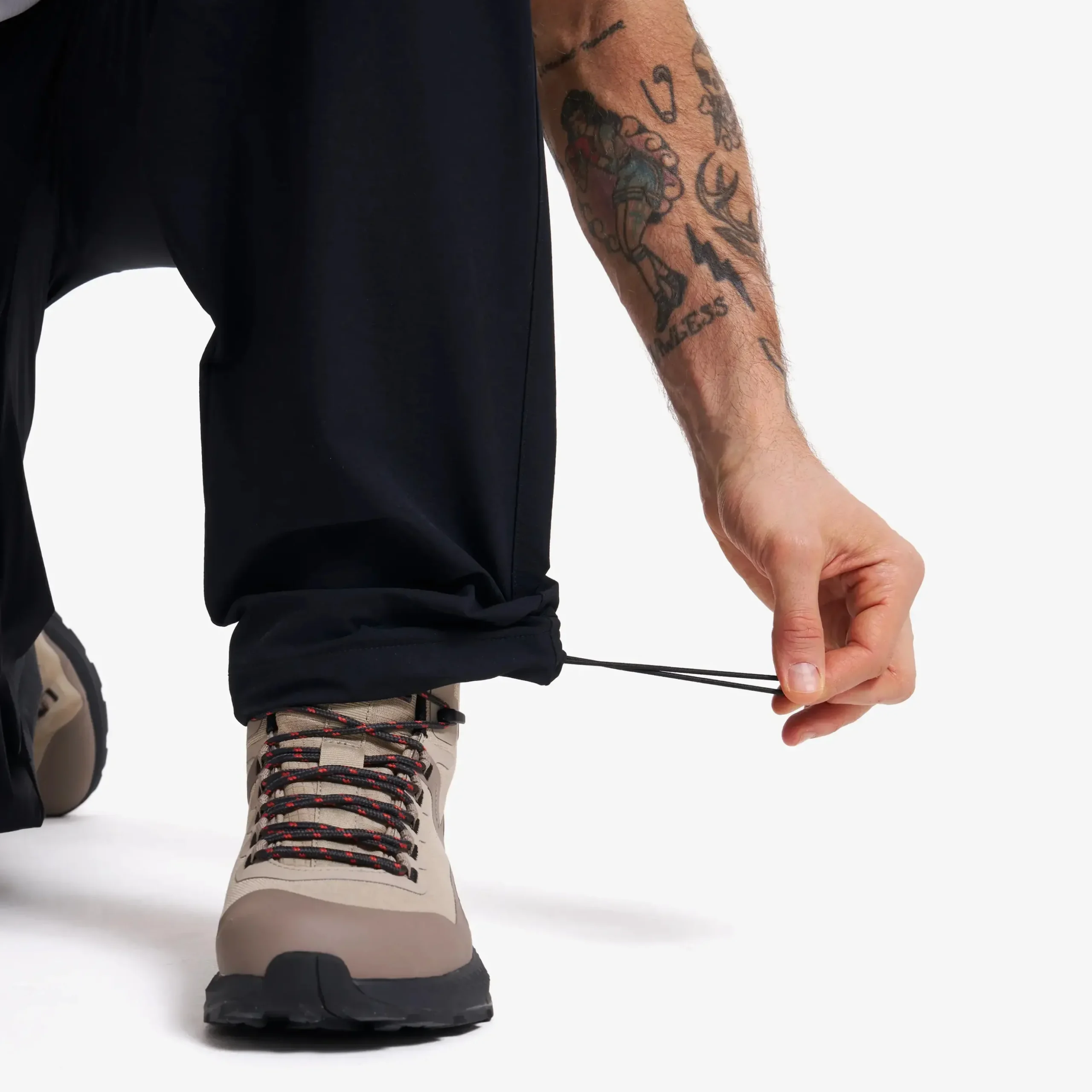 Zenith Wide Leg Cargo Pants Herren Black
