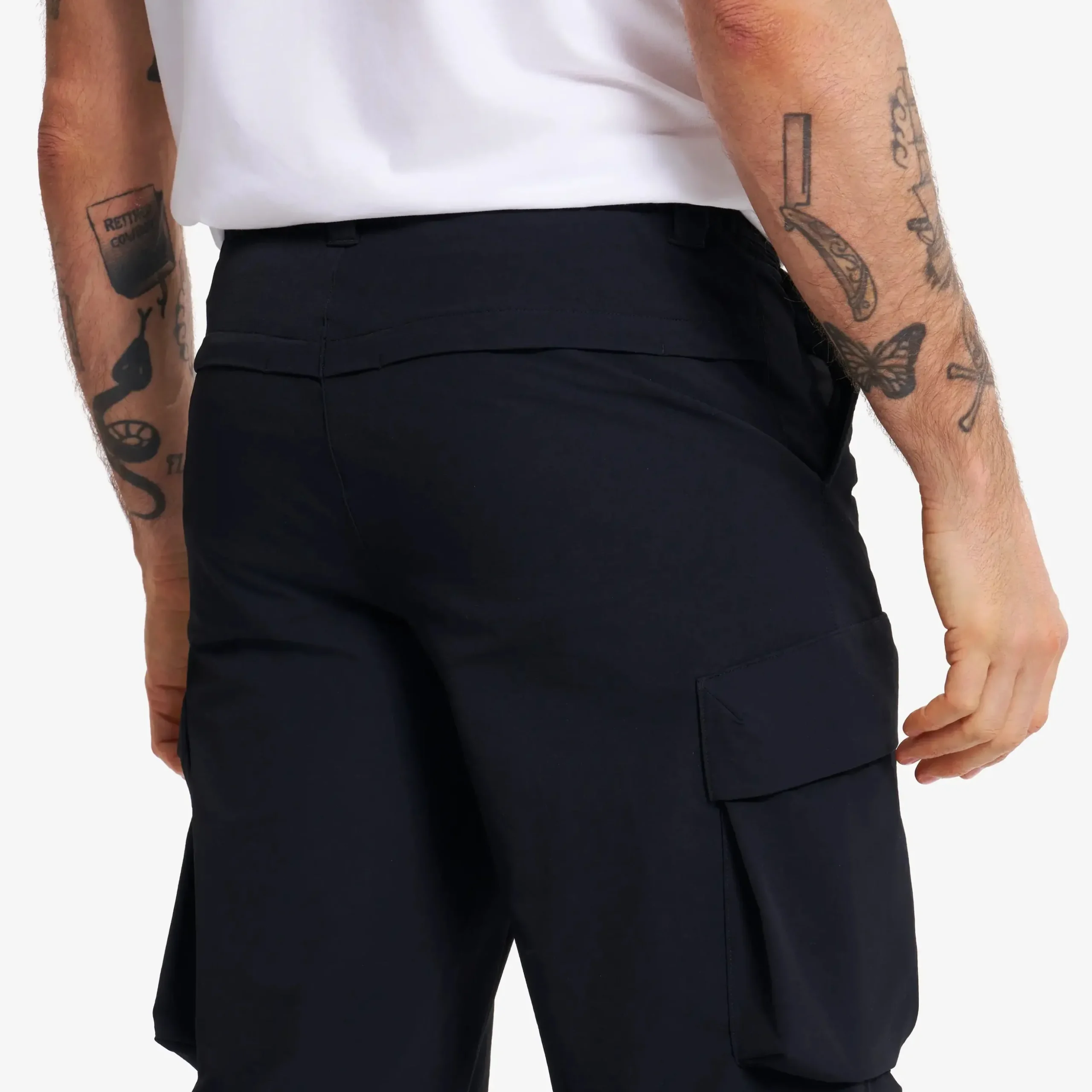 Zenith Wide Leg Cargo Pants Herren Black