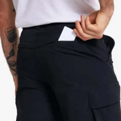 Zenith Wide Leg Cargo Pants Herren Black