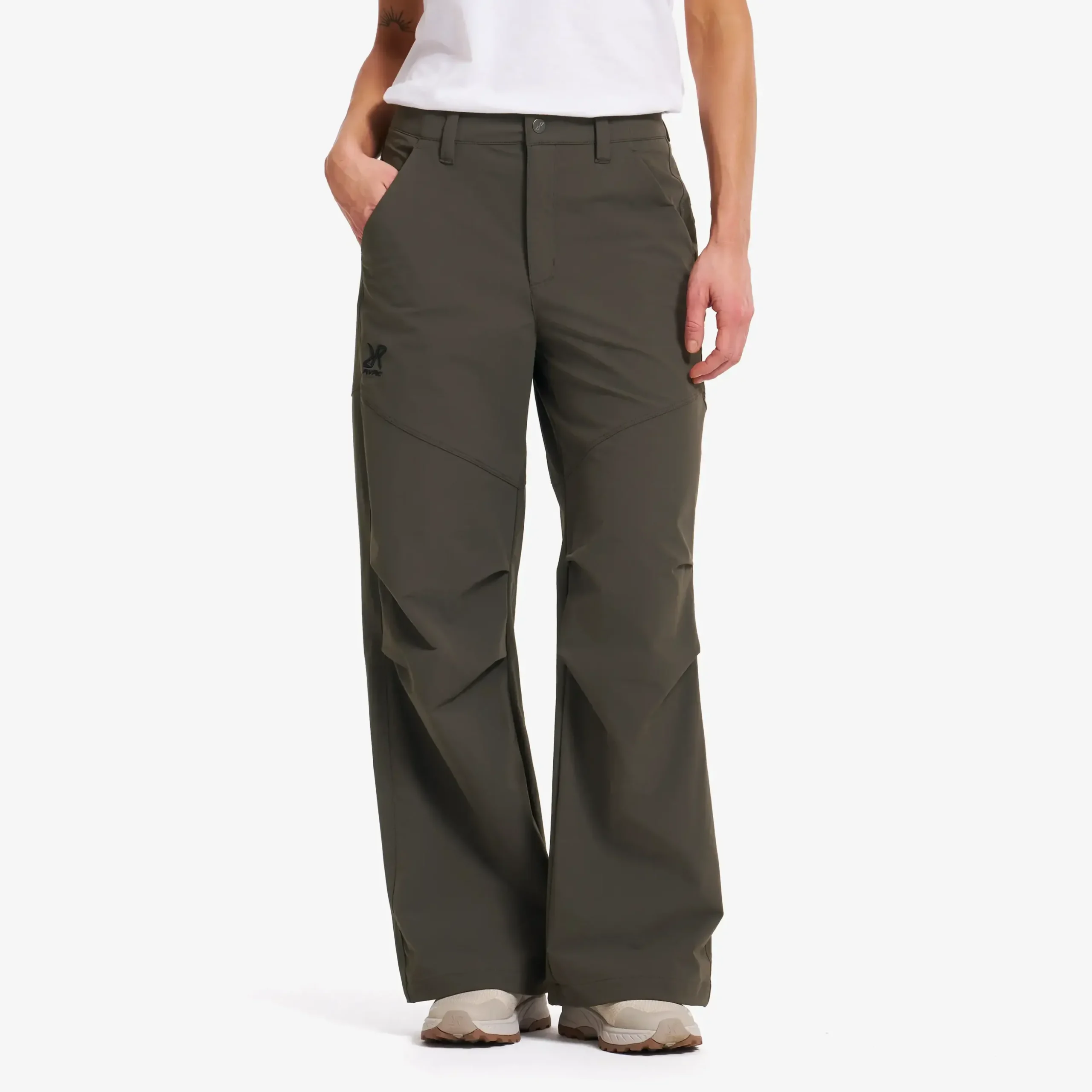 Zenith Wide Leg Pants Damen Moss Gray