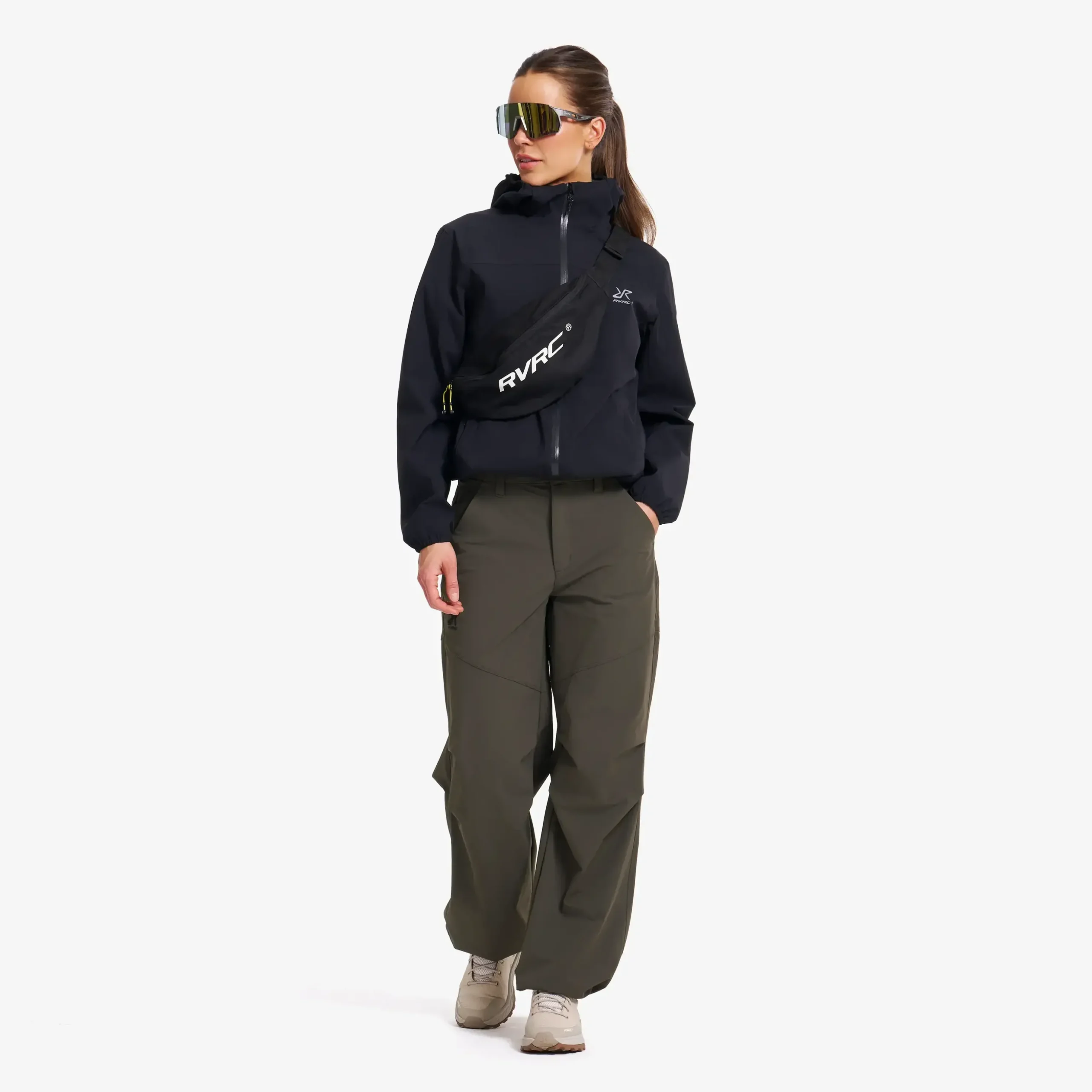 Zenith Wide Leg Pants Damen Moss Gray